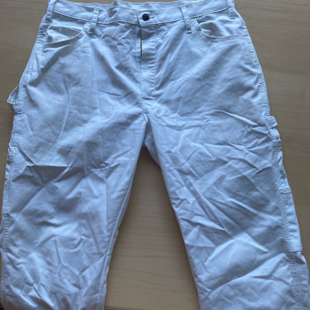 White Dickeys Jeans